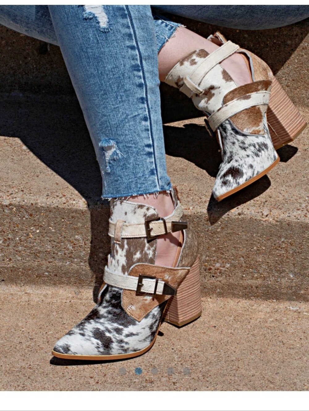 Matisse Maddie Pointed Calf Hair Alcala Western Boots